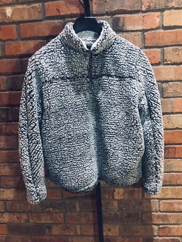 Pull over large women's Sherpa jacket